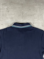 Fred Perry Poloshirt Schwarz/ Weiß/ Hellblau XS