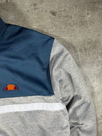 ellesse Trainingsjacke Grau/ Hellblau L