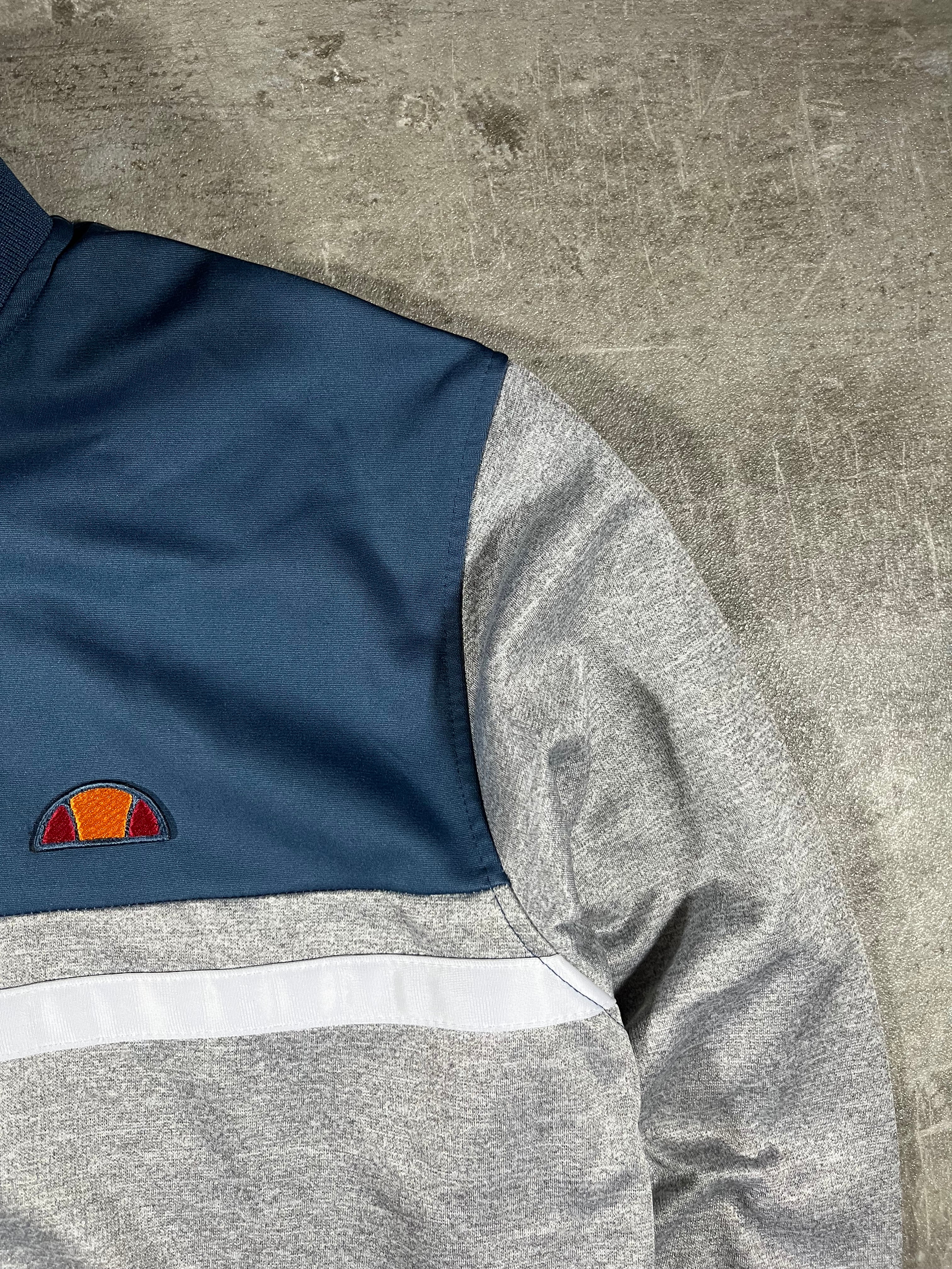 ellesse Trainingsjacke Grau/ Hellblau L