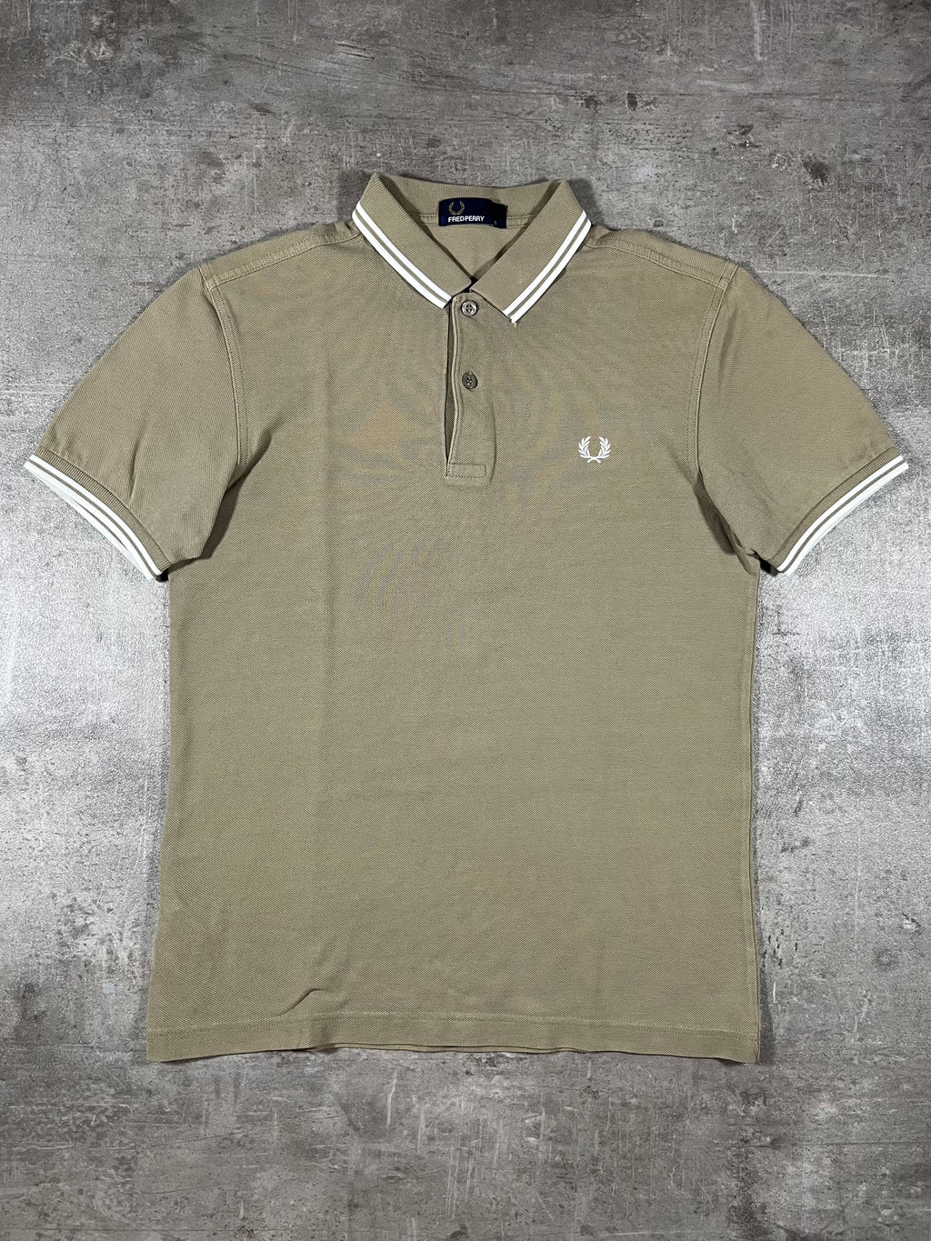 Fred Perry Poloshirt Beige S