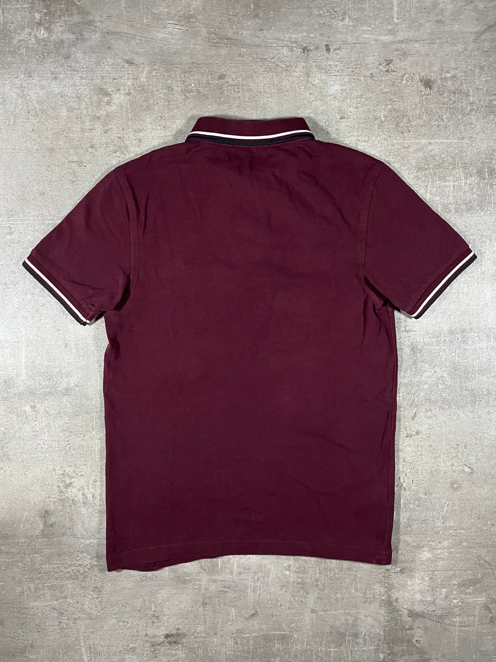 Fred Perry Poloshirt Bordeaux S