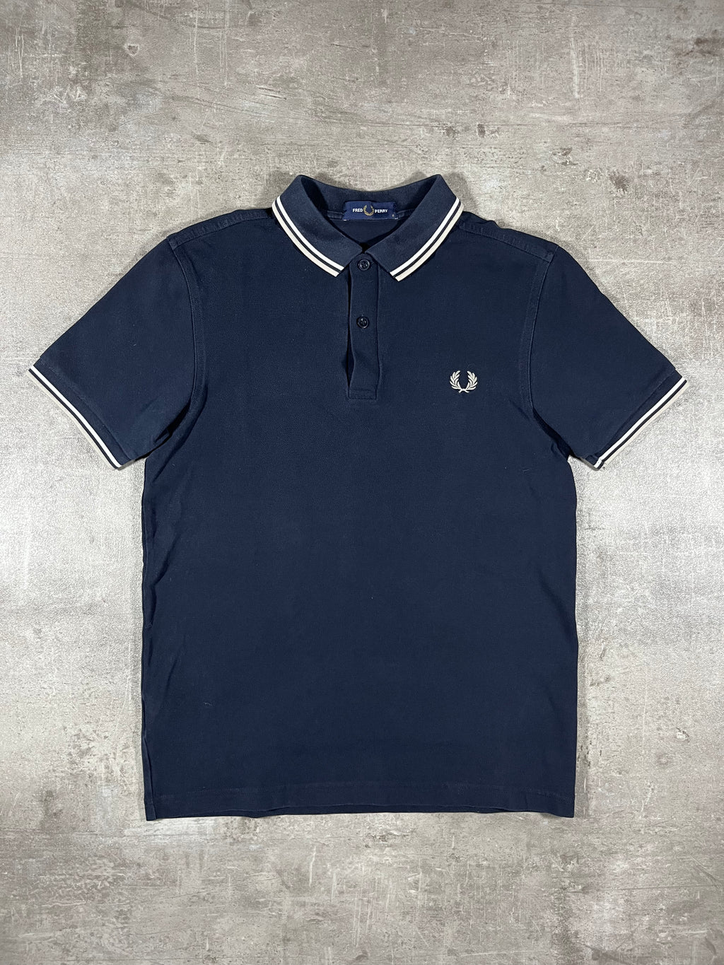 Fred Perry Poloshirt Schwarz S