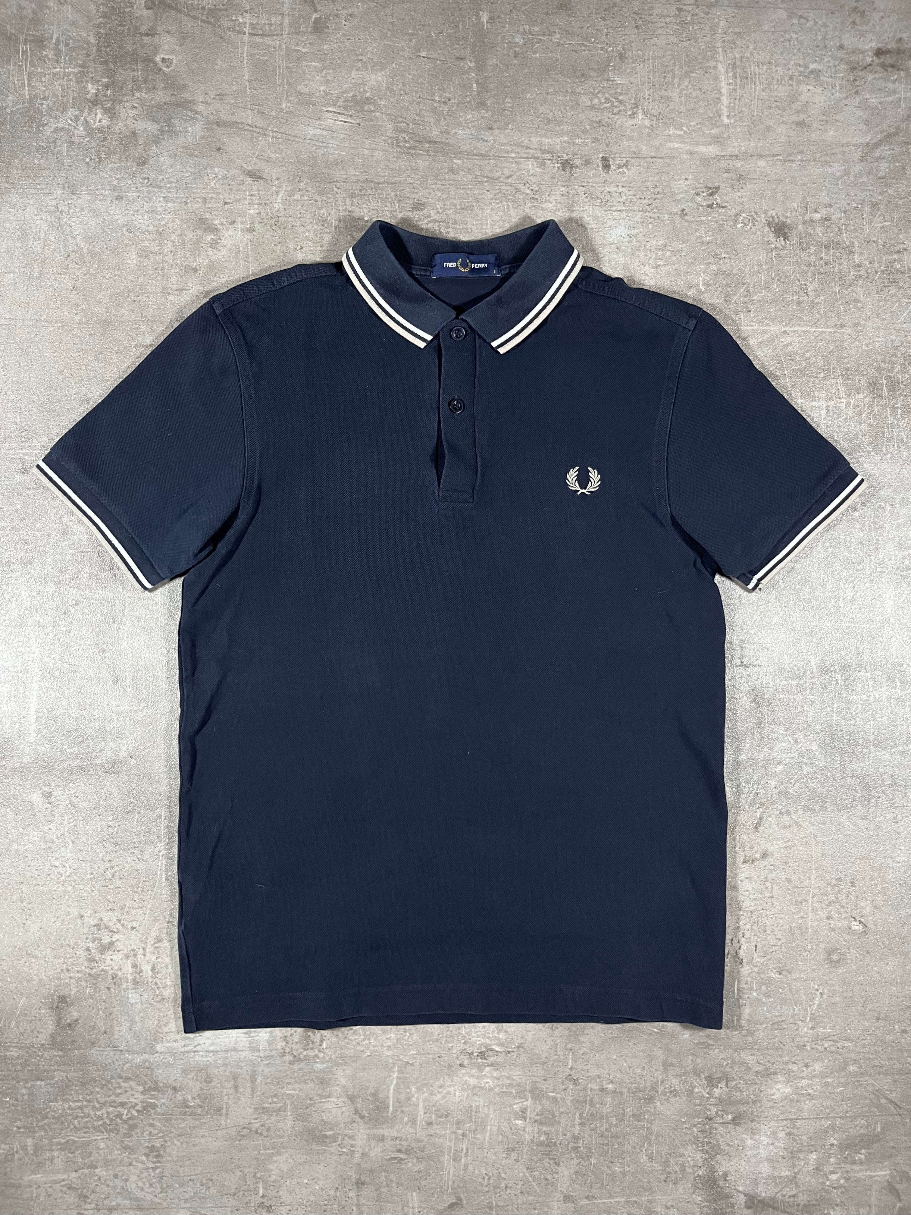 Fred Perry Poloshirt Schwarz S