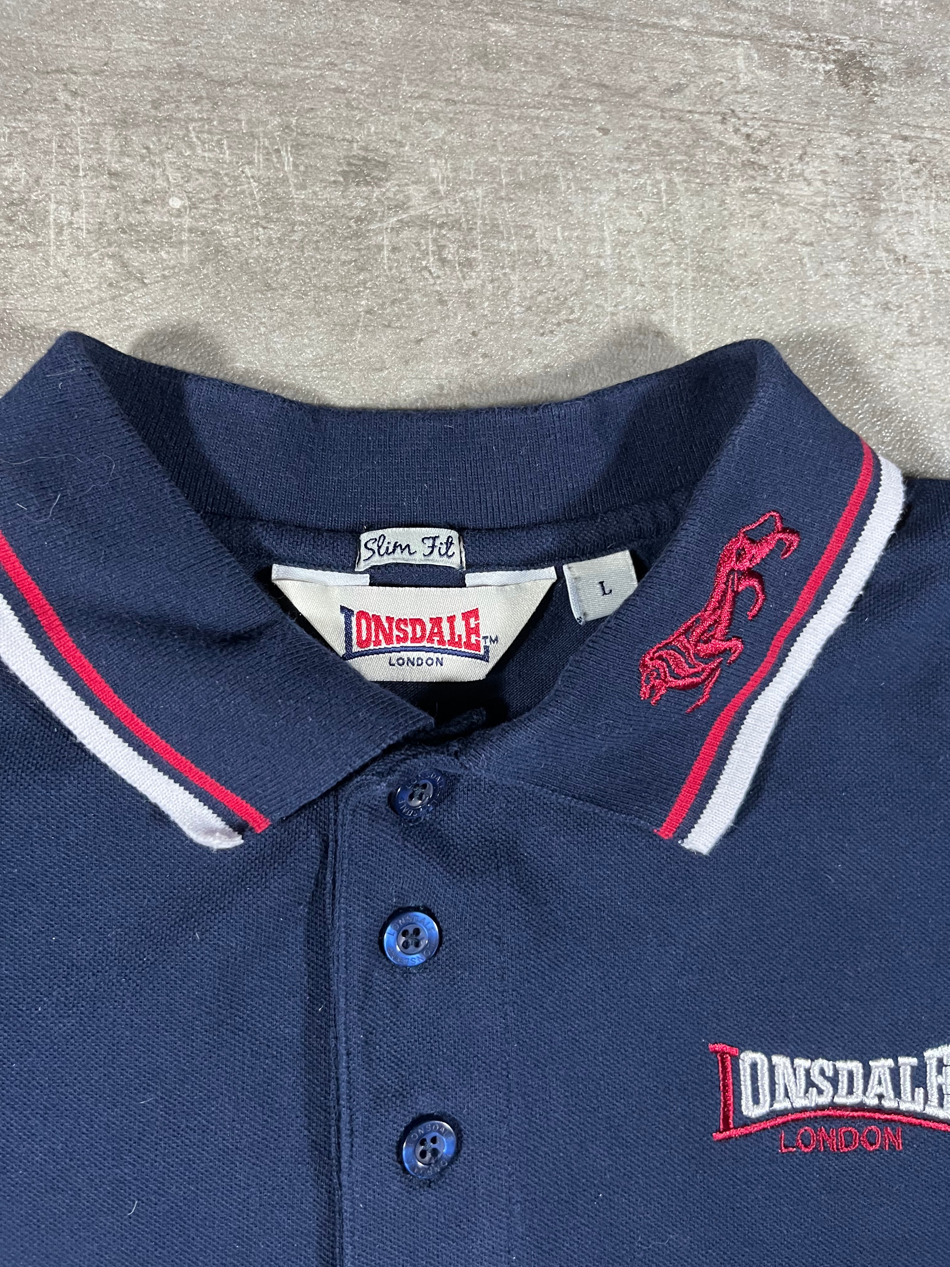 Lonsdale Poloshirt Dunkelblau L