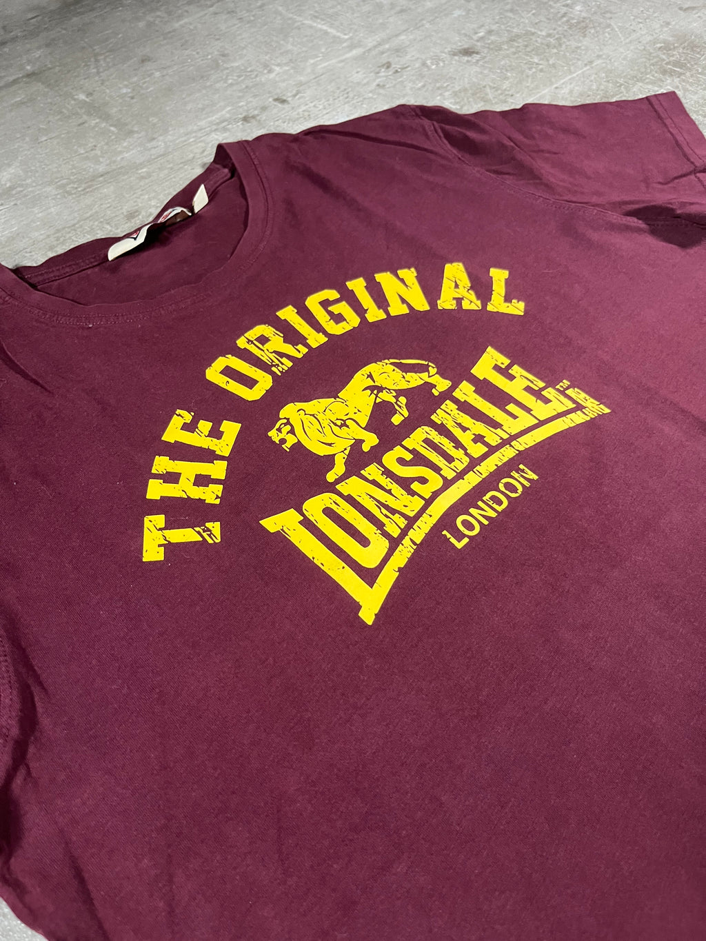 Lonsdale T-shirt Bordeaux M