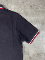 Fred Perry Poloshirt Schwarz/ Weiß/ Rot XS