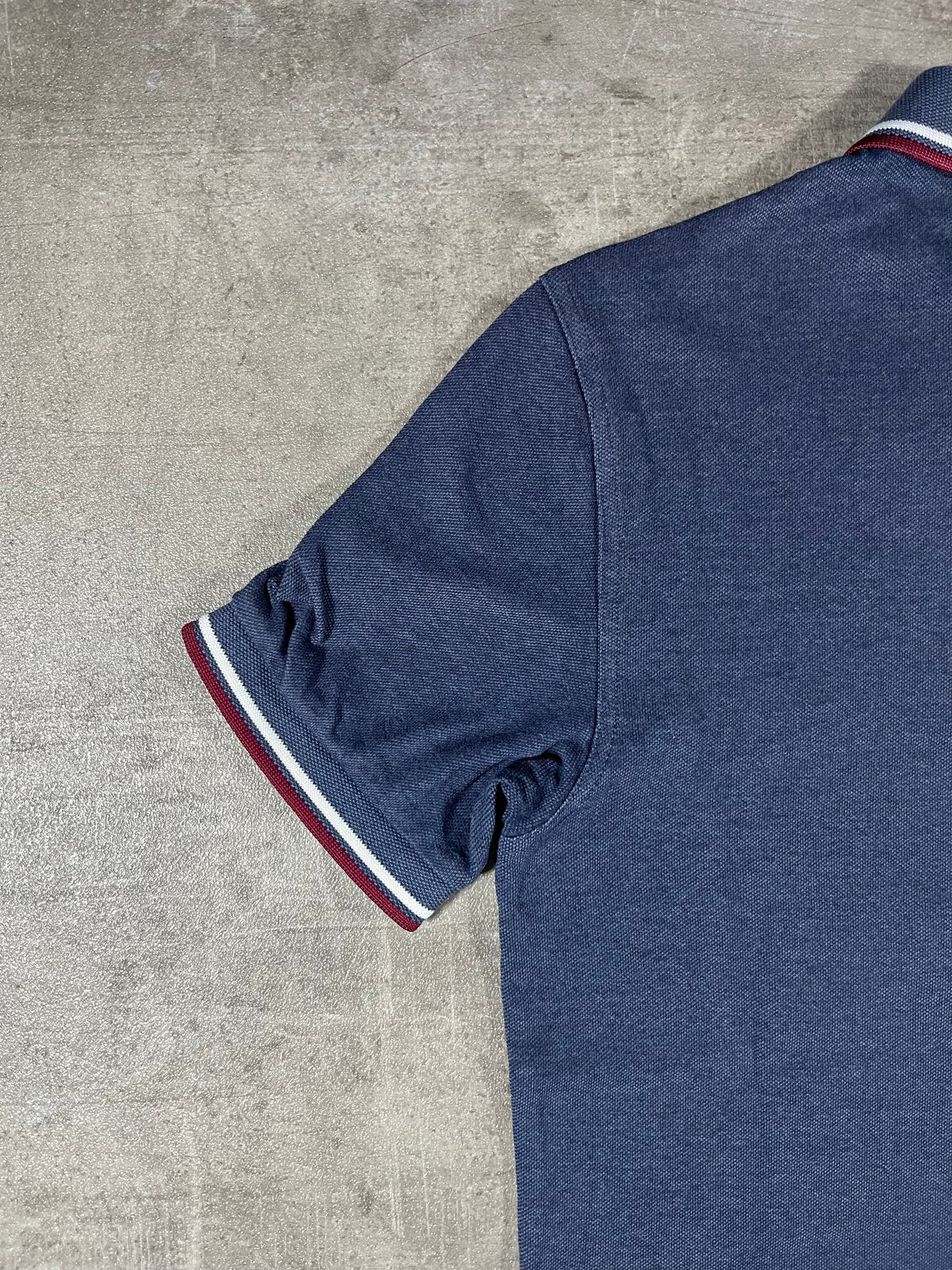 Fred Perry Poloshirt Blau/ Weiß/ Rot S