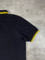 Fred Perry Poloshirt Schwarz/ Gelb M