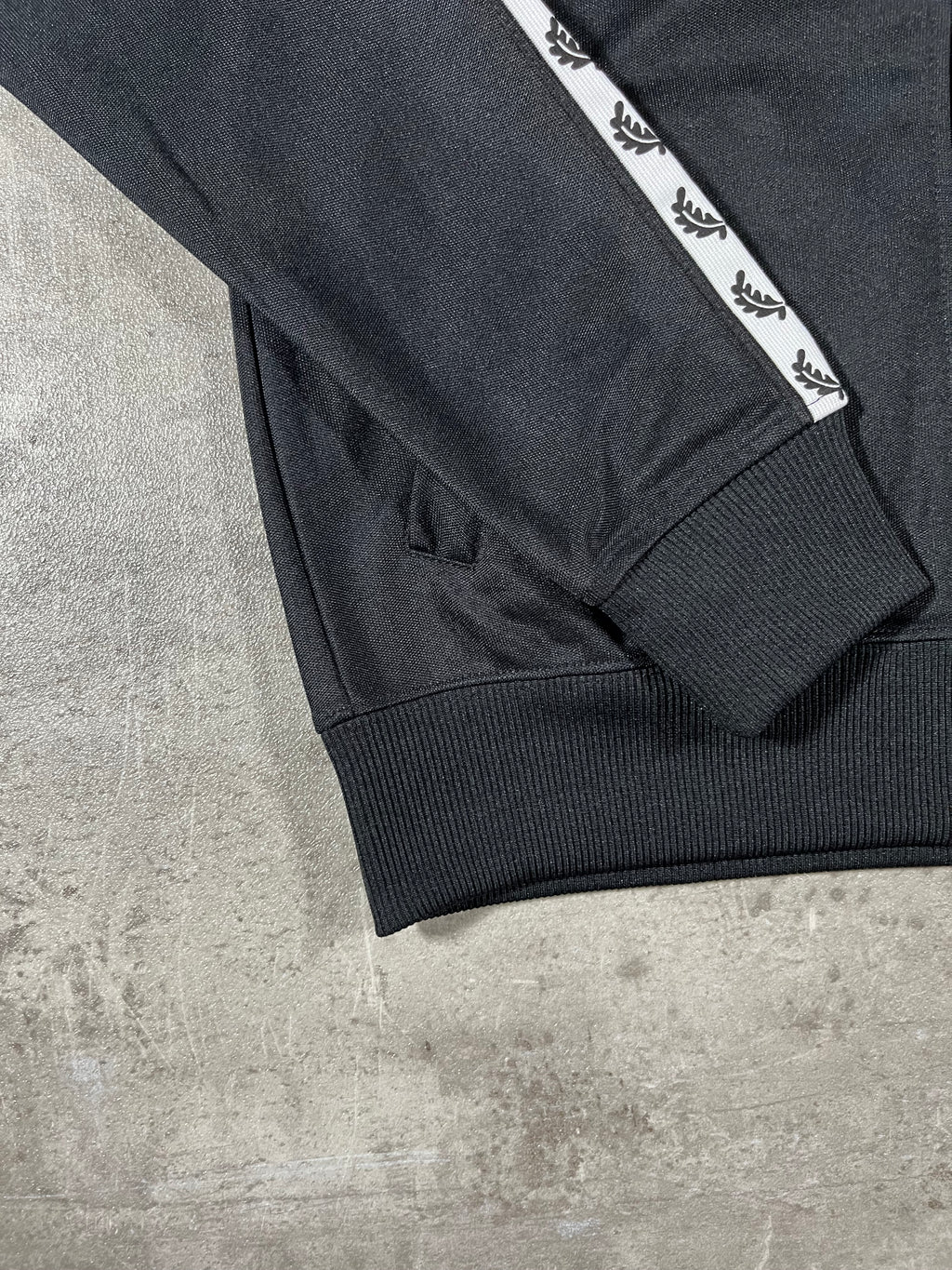 Fred Perry Trainingsjacke Taped Schwarz S Damen