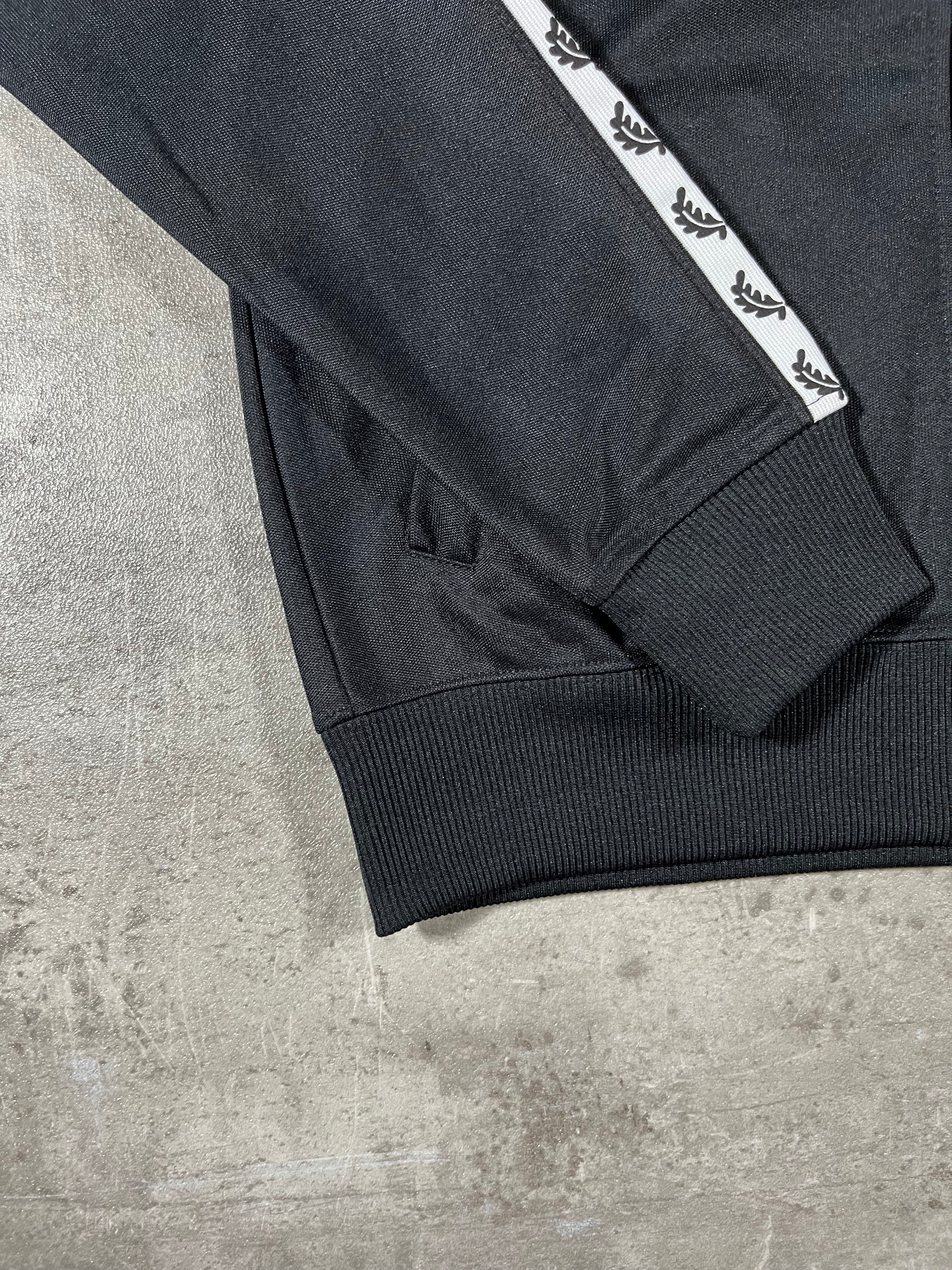 Fred Perry Trainingsjacke Taped Schwarz S Damen