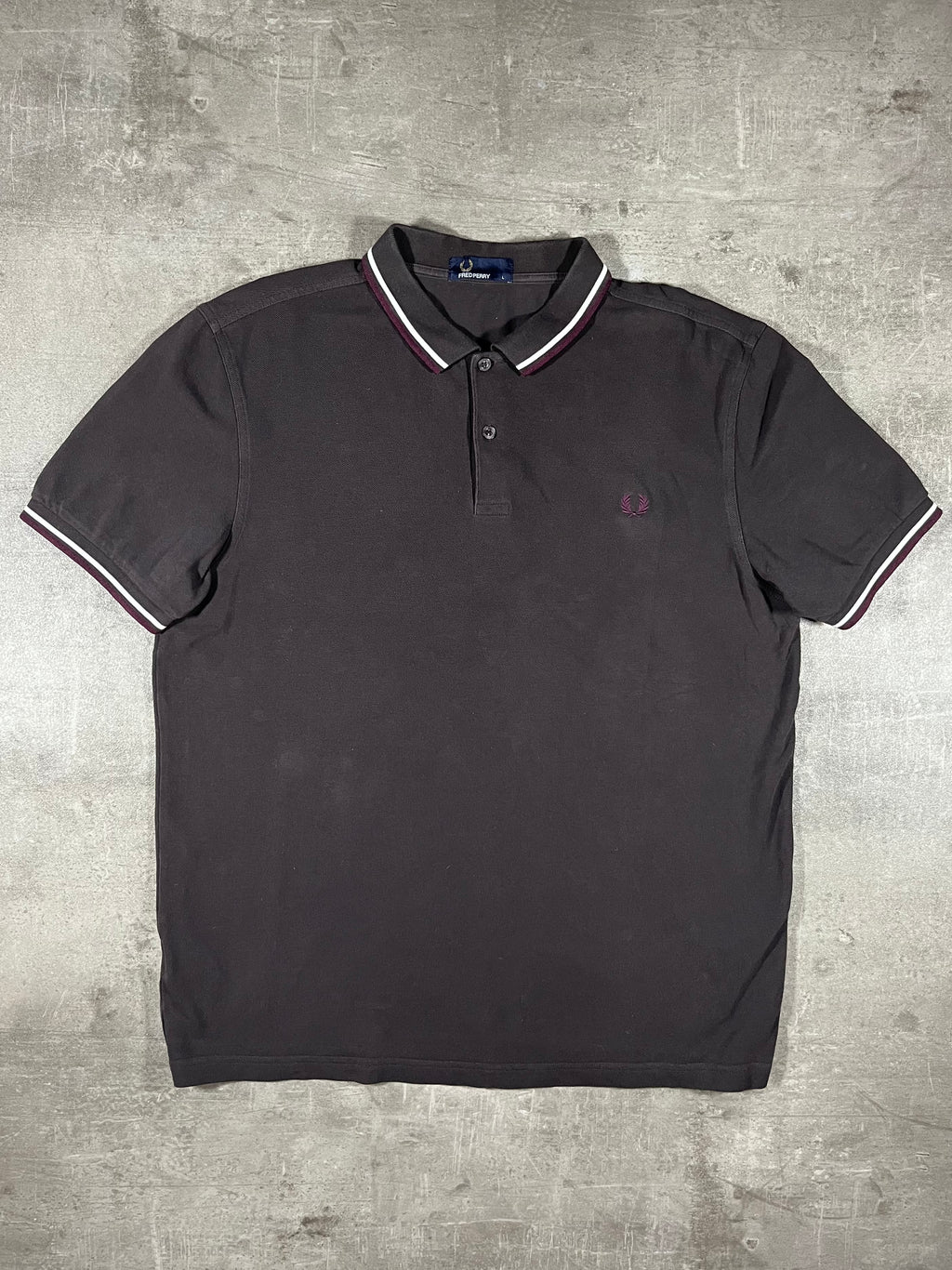 Fred Perry Poloshirt Braun L