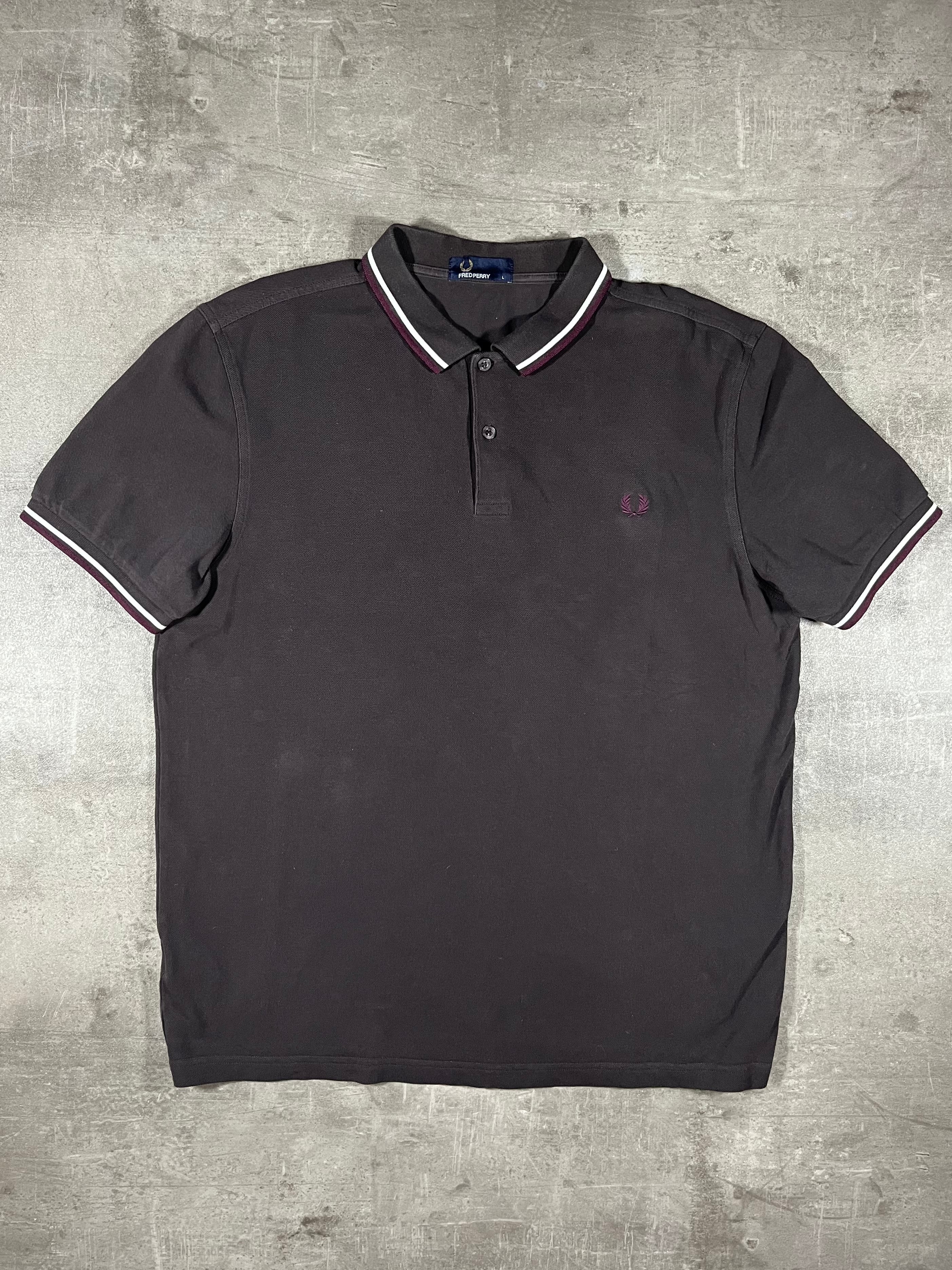 Fred Perry Poloshirt Braun L