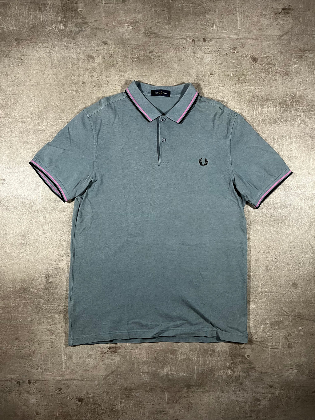 Fred Perry Poloshirt Grau L