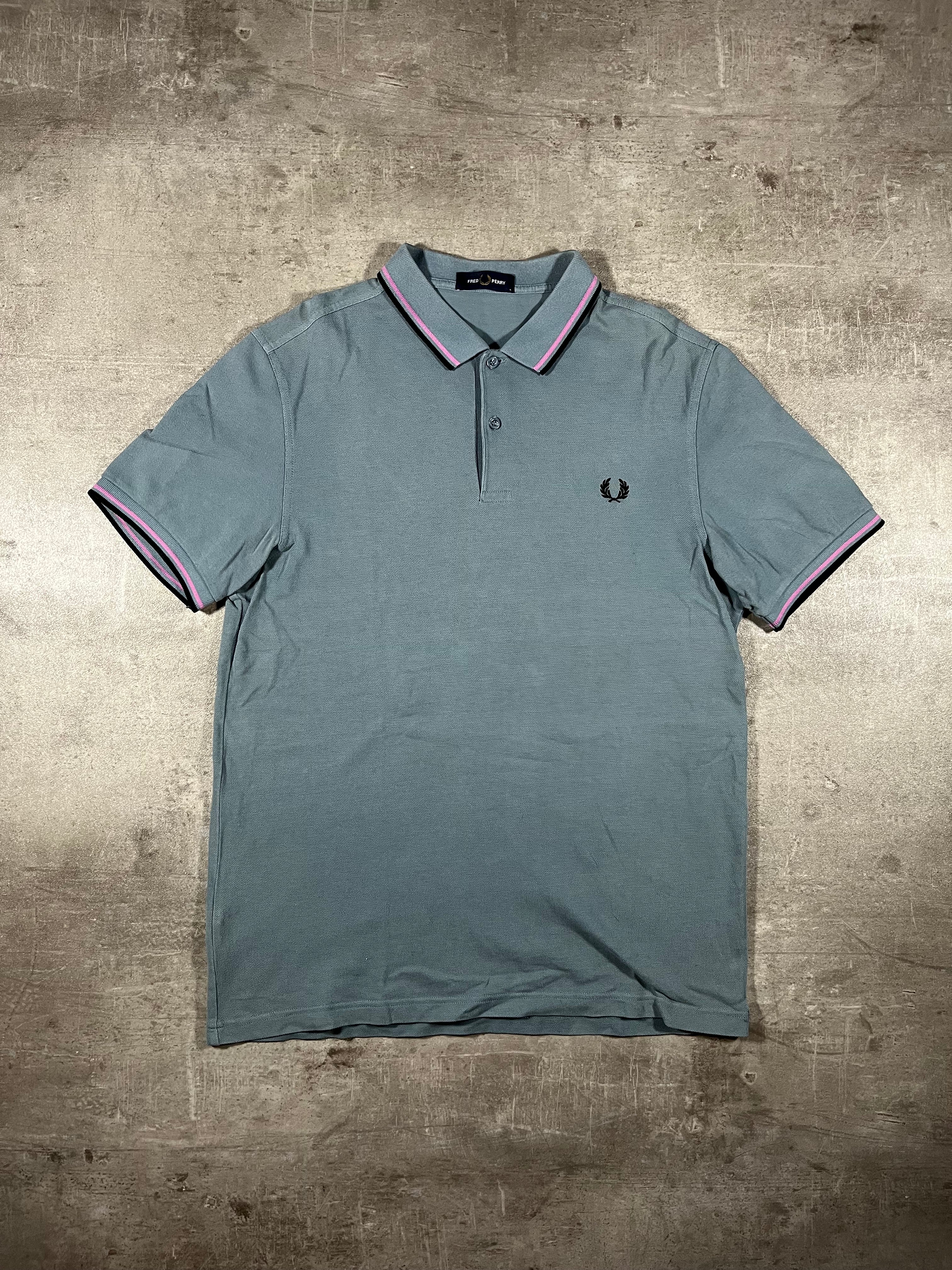 Fred Perry Poloshirt Grau L