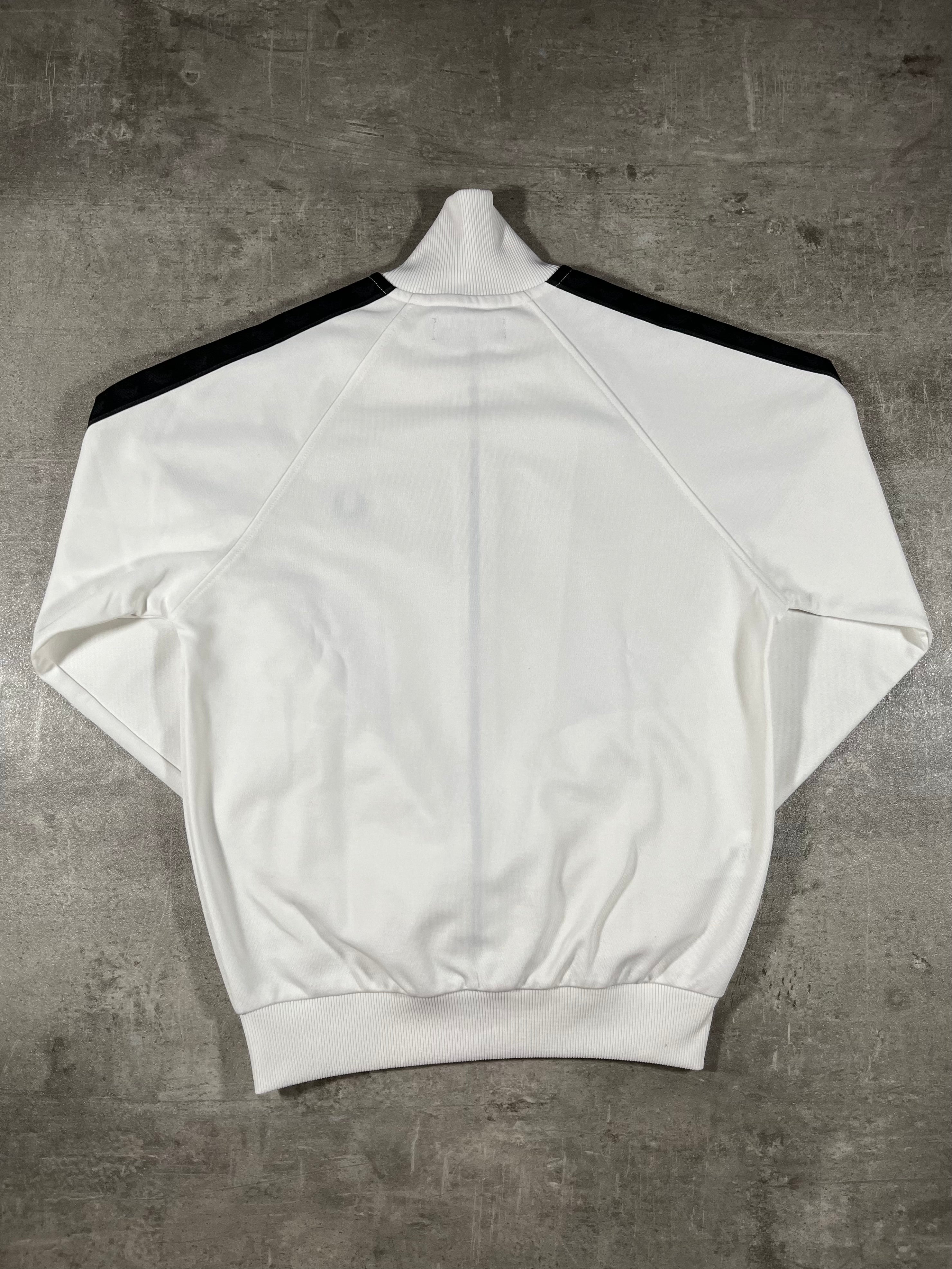 Fred Perry Trainingsjacke Taped Weiß/ Schwarz XS