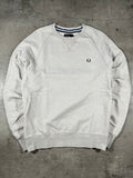 Fred Perry Vintage Sweater Hellgrau M