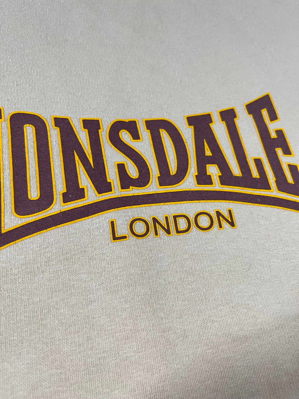 Lonsdale Sweater Beige XL