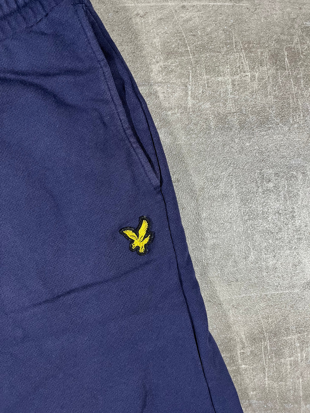 Lyle & Scott kurze Jogginghose Dunkelblau L
