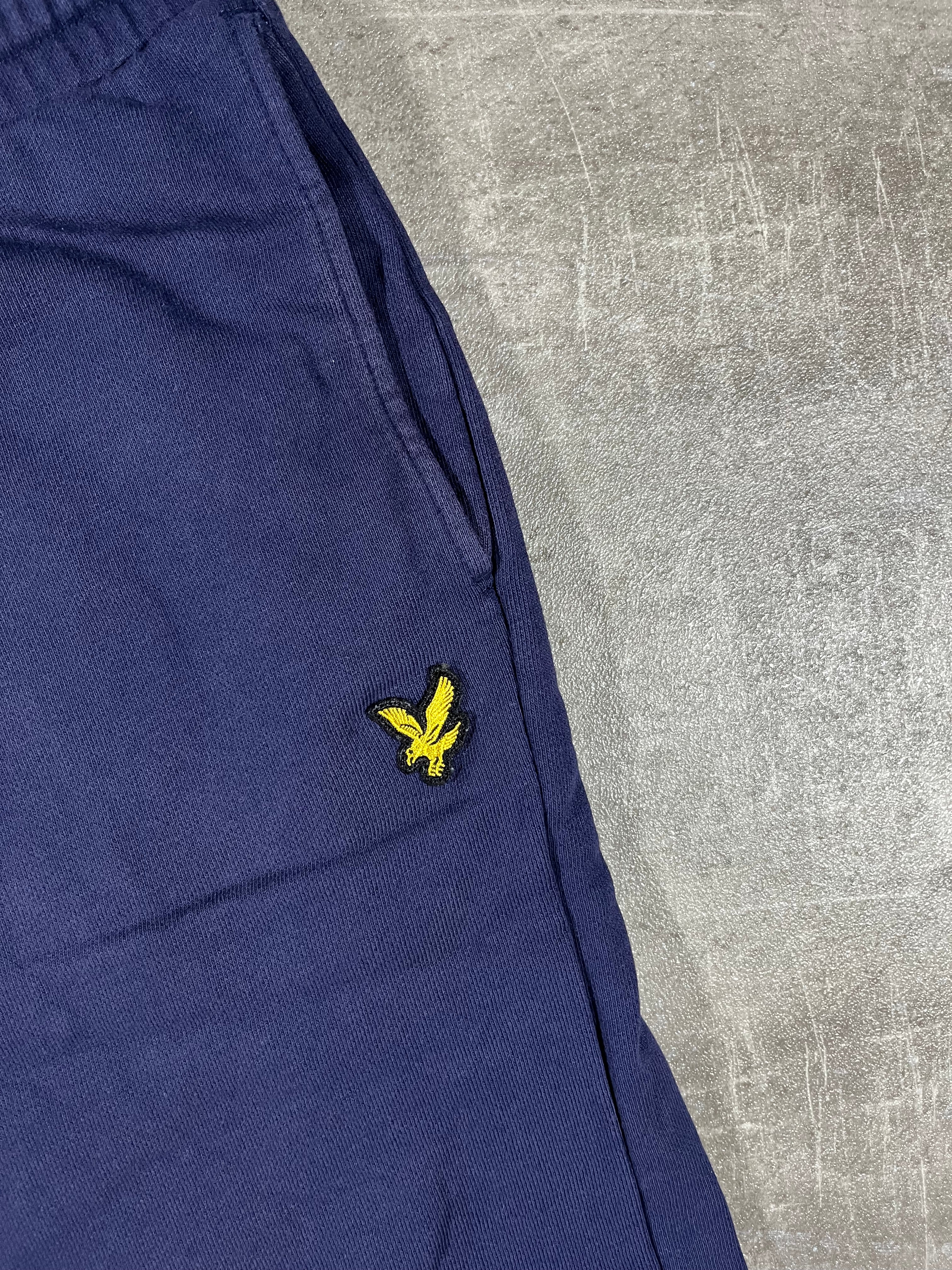 Lyle & Scott kurze Jogginghose Dunkelblau L