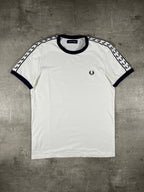 Fred Perry T-shirt Taped Weiß S