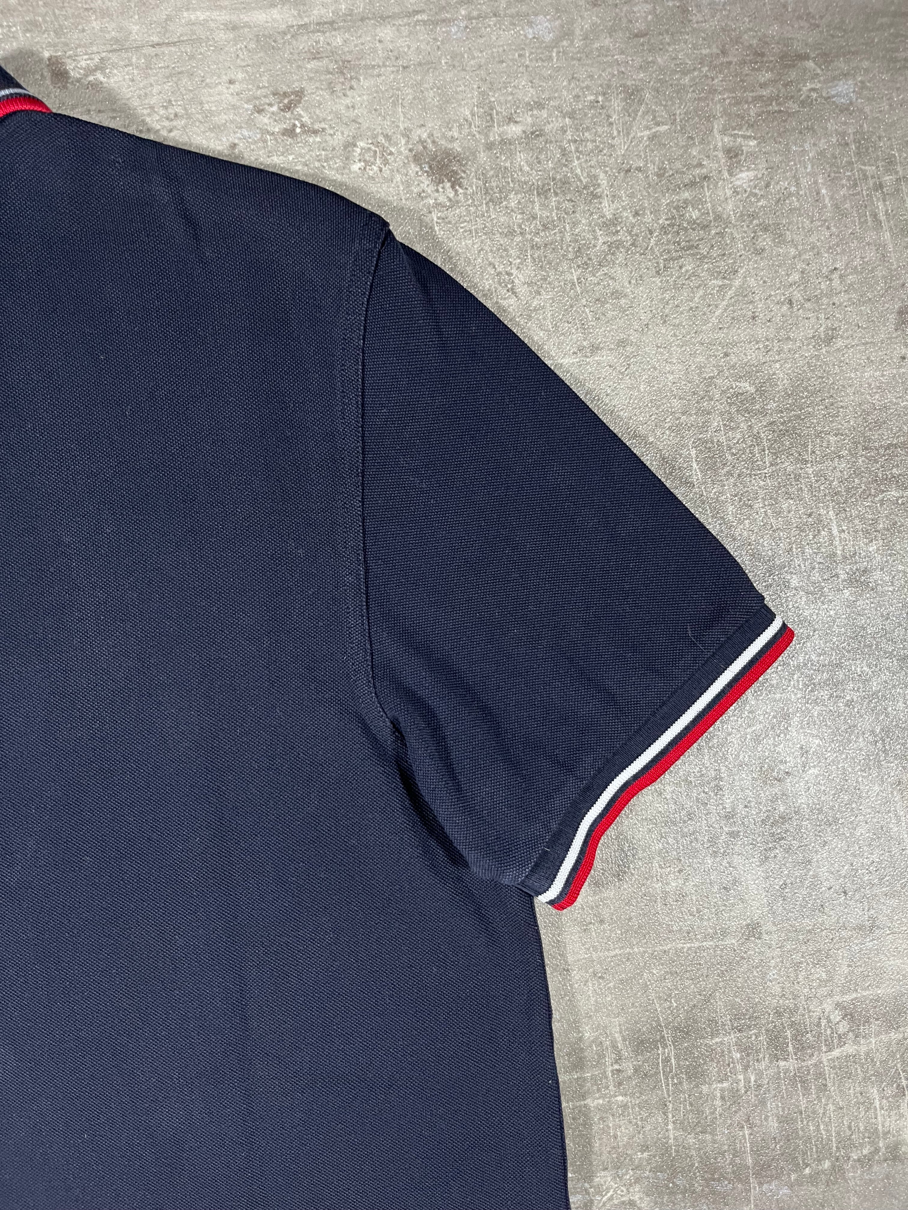 Fred Perry Poloshirt Schwarz/ Weiß/ Rot L