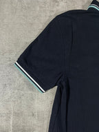 Fred Perry Poloshirt Schwarz/ Weiß/ Hellblau S