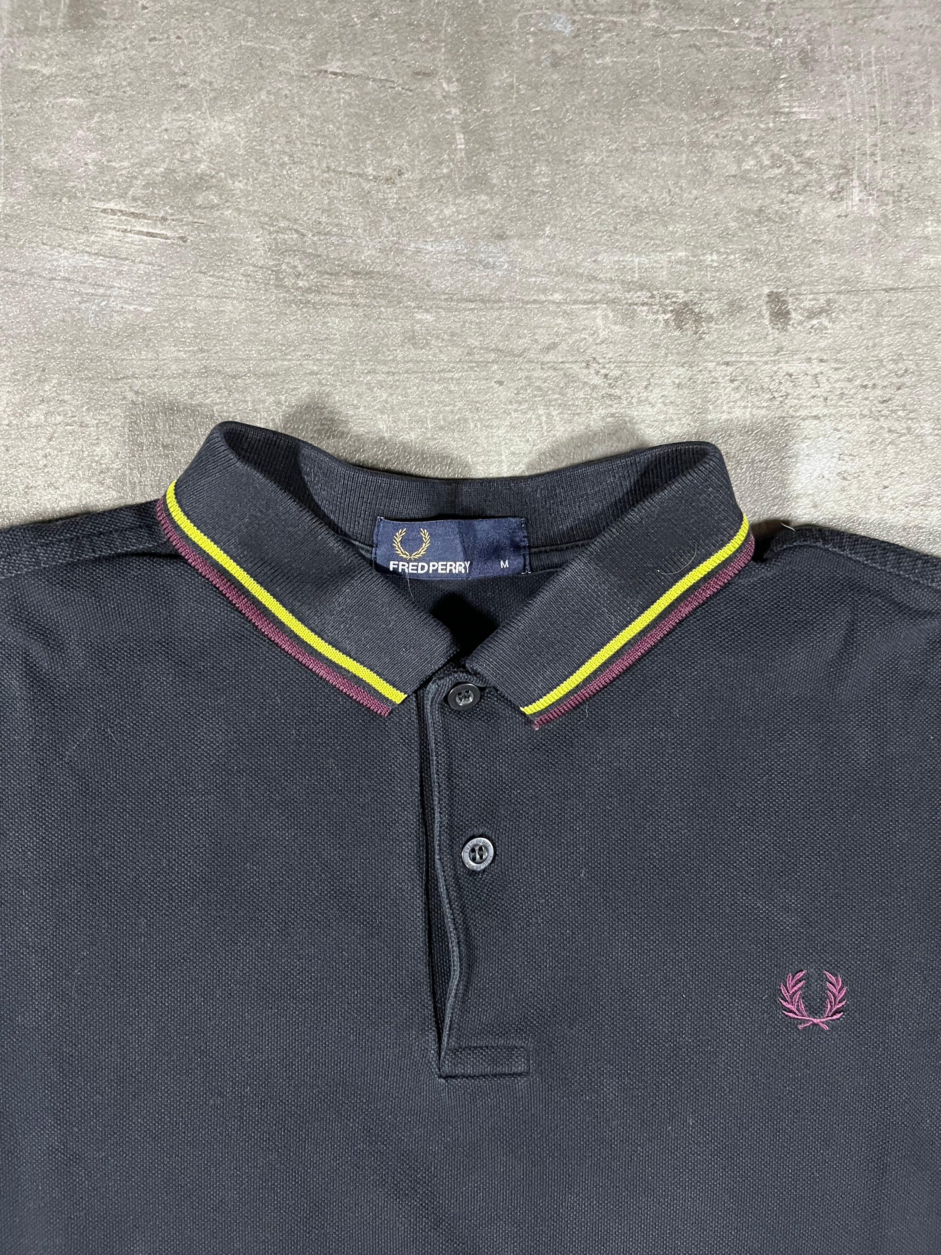 Fred Perry Poloshirt Schwarz M
