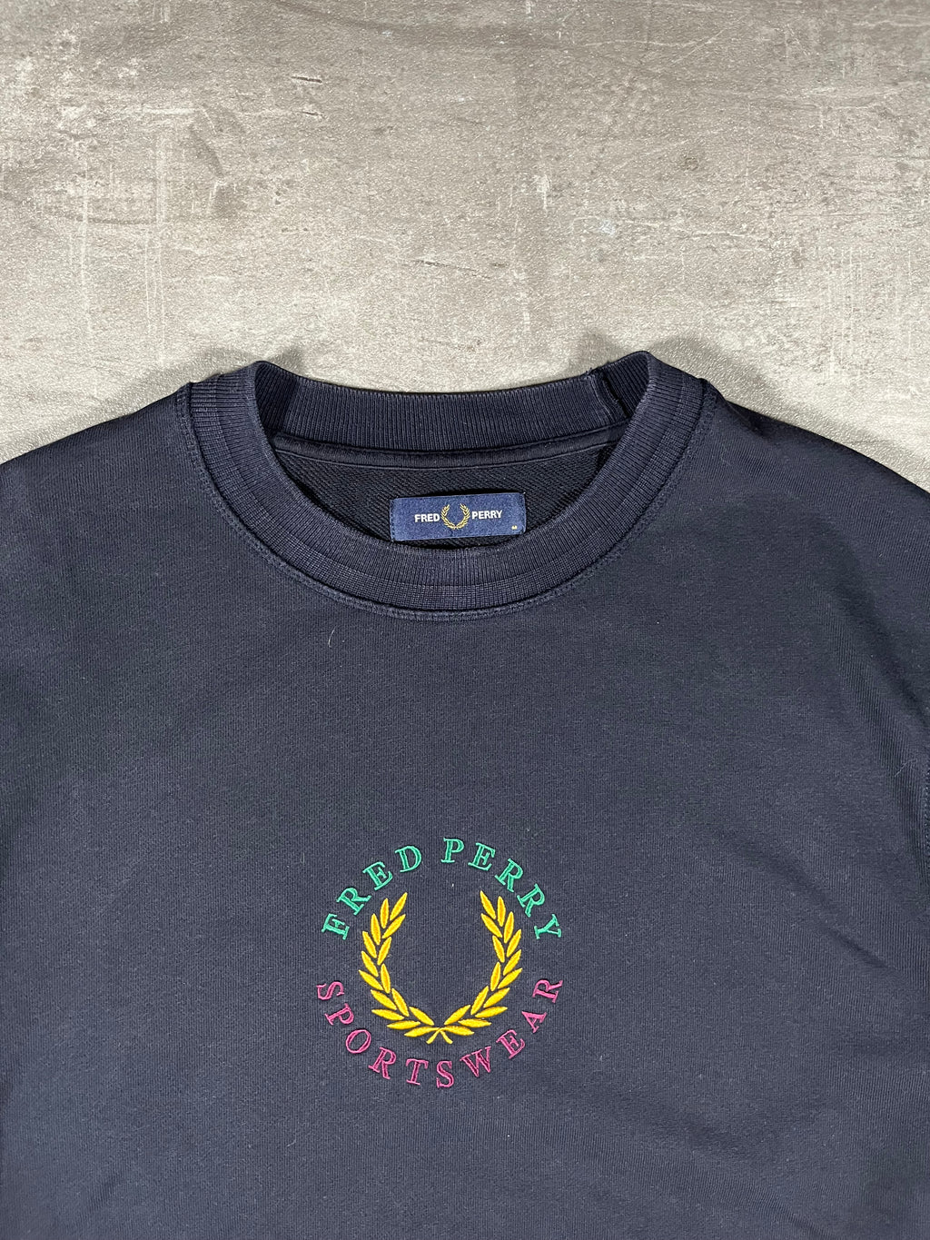 Fred Perry Sweater Schwarz M