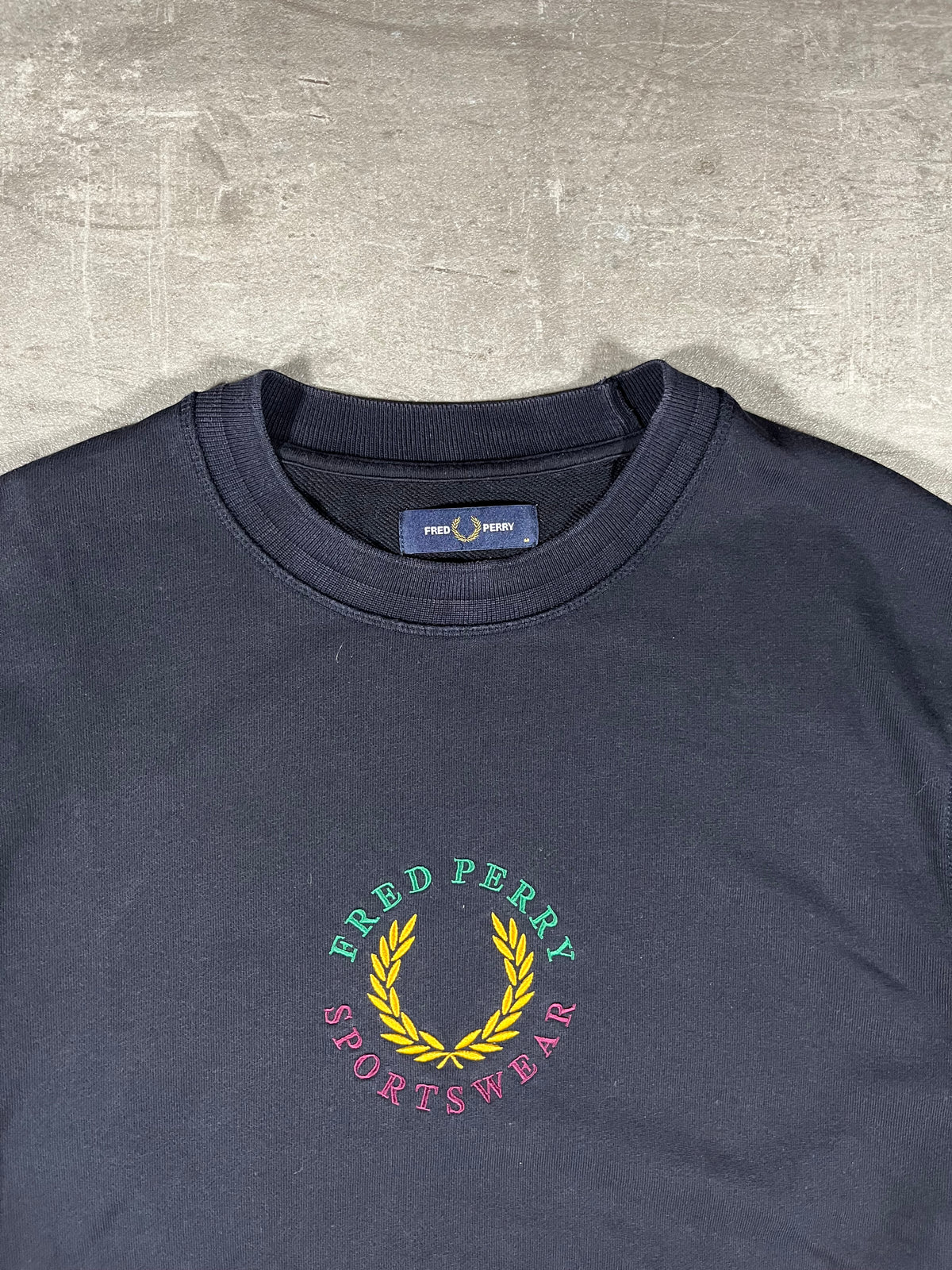 Fred Perry Sweater Schwarz M