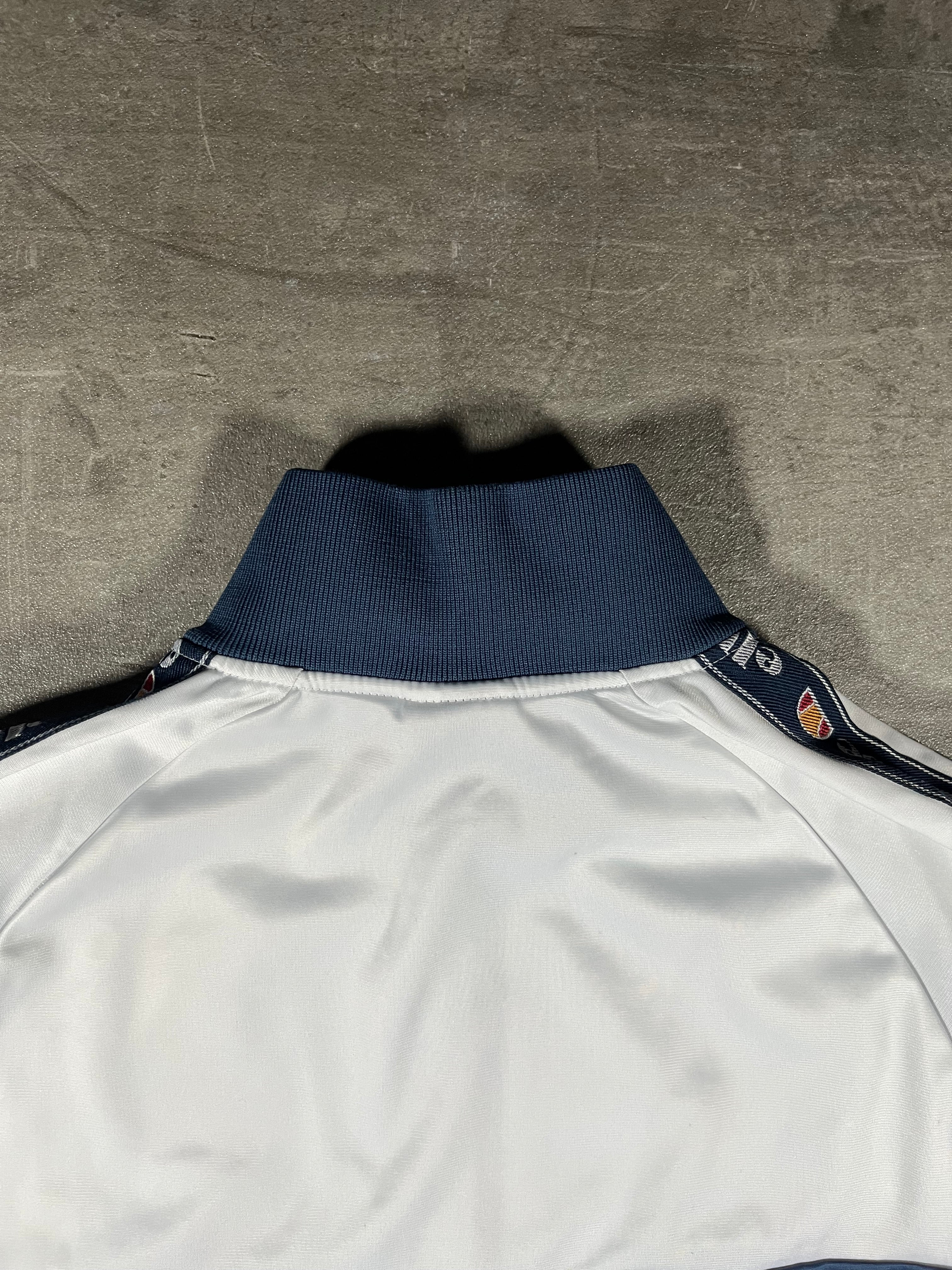 ellesse Half-Zip Blau/ Weiß L