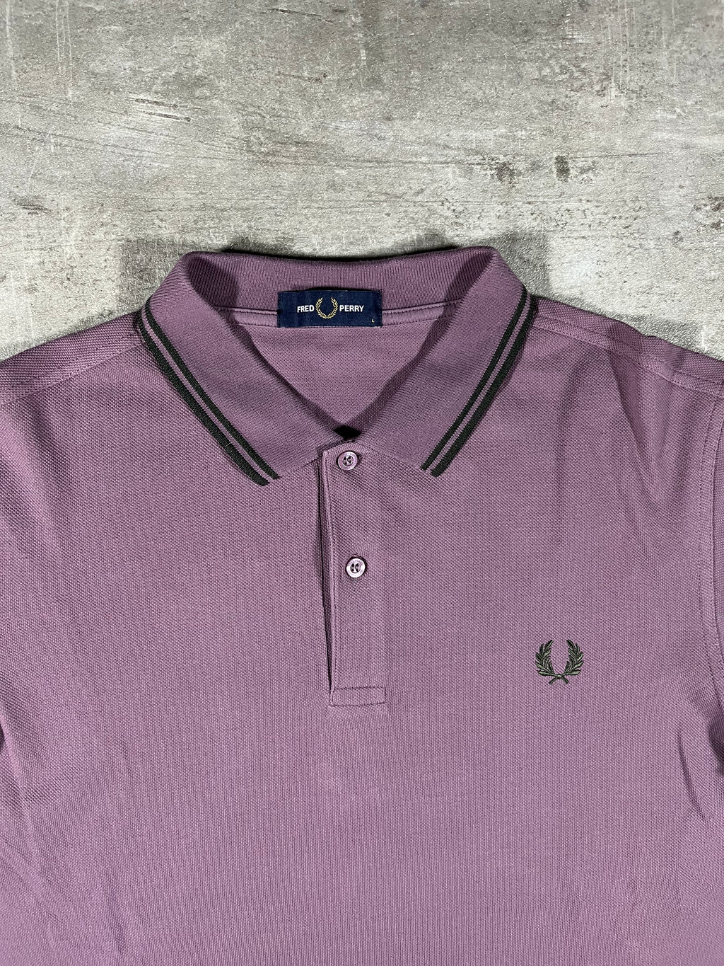 Fred Perry Poloshirt Flieder L