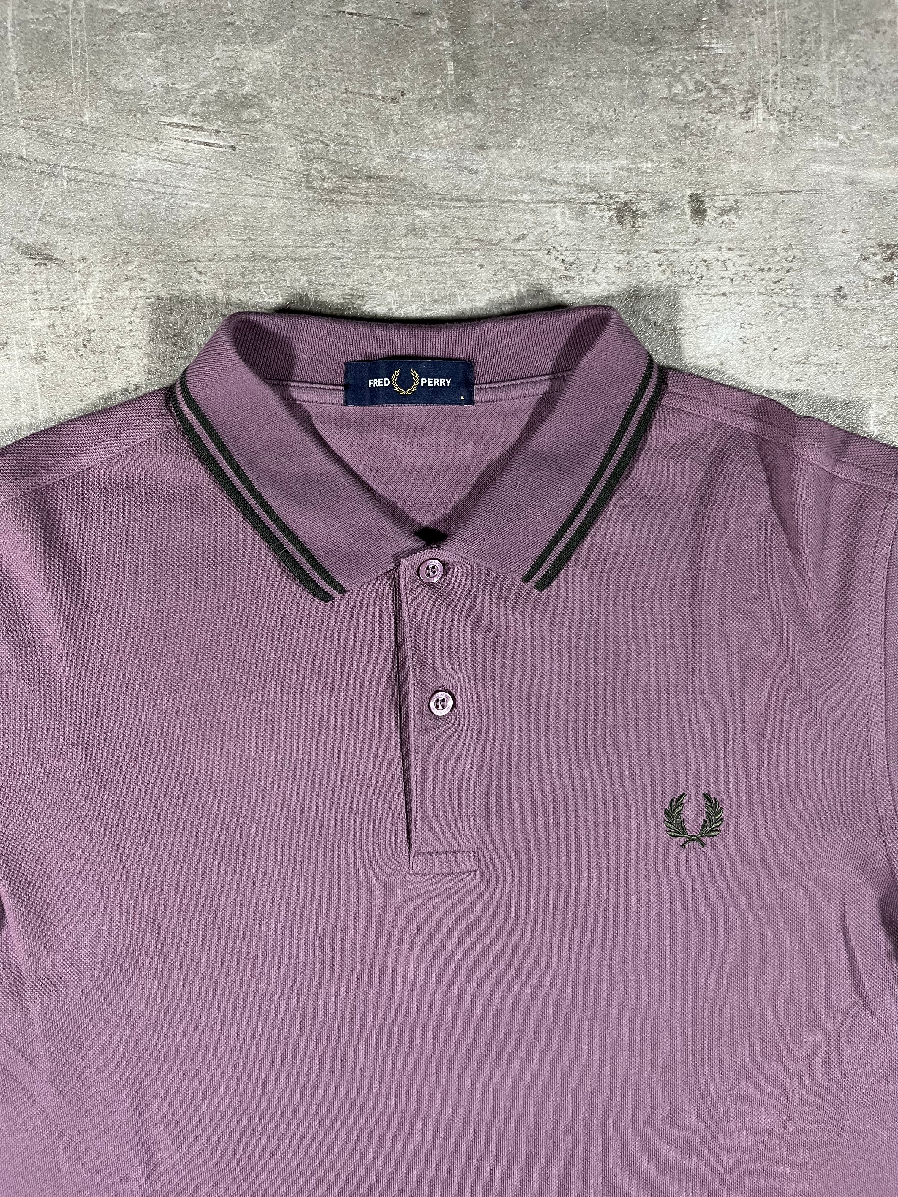 Fred Perry Poloshirt Flieder L