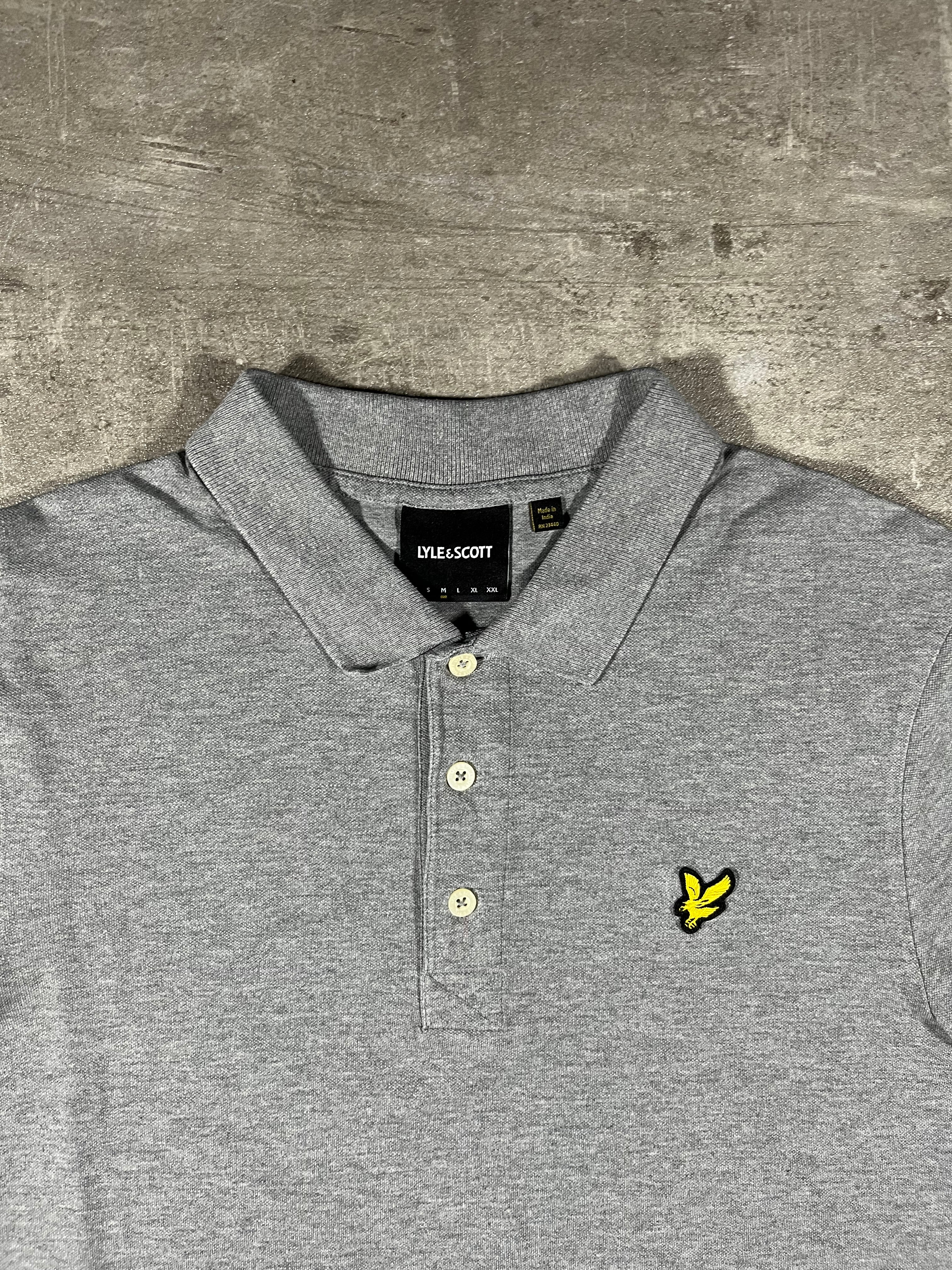 Lyle & Scott Poloshirt Grau M