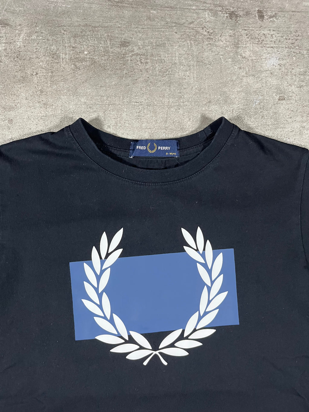 Fred Perry T-shirt Schwarz 8-10 Jahre