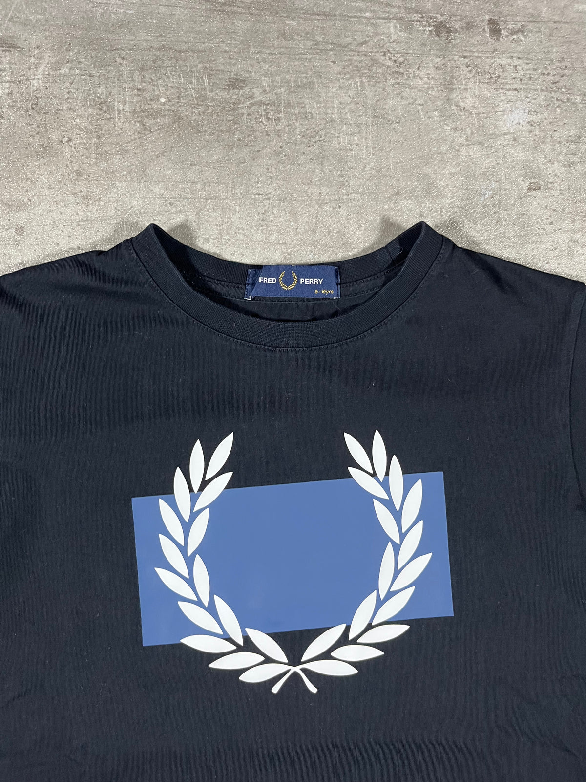 Fred Perry T-shirt Schwarz 8-10 Jahre