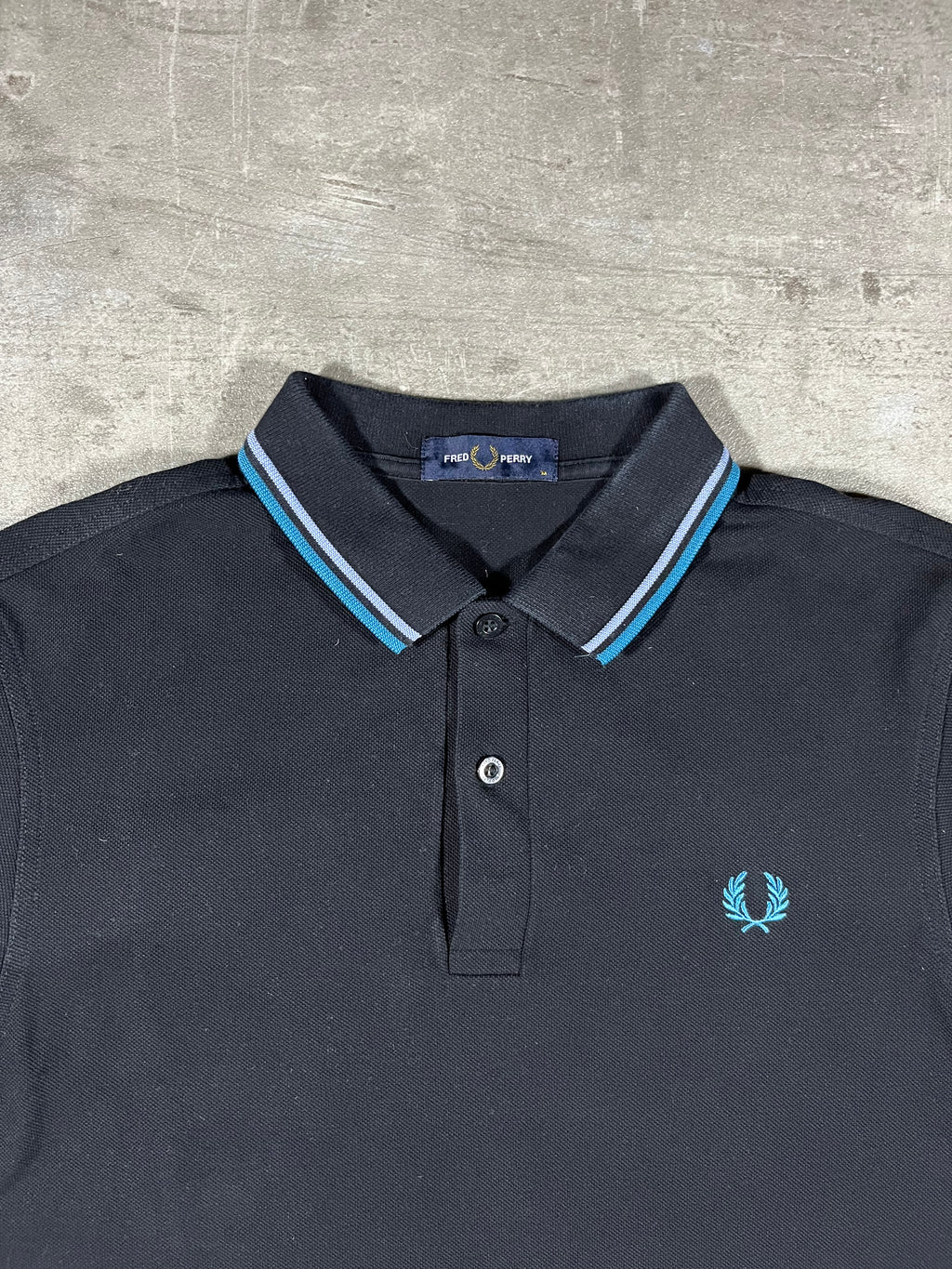 Fred Perry Poloshirt Schwarz M