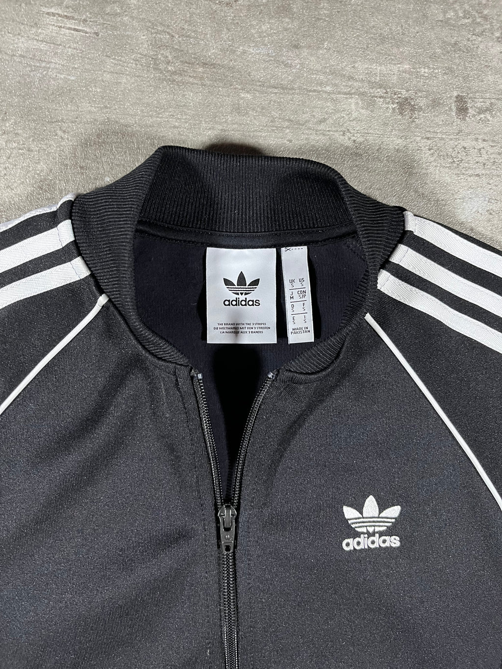 Adidas Firebird Trainingsjacke Schwarz S