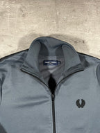 Fred Perry Vintage Trainingsjacke Taped Grau M