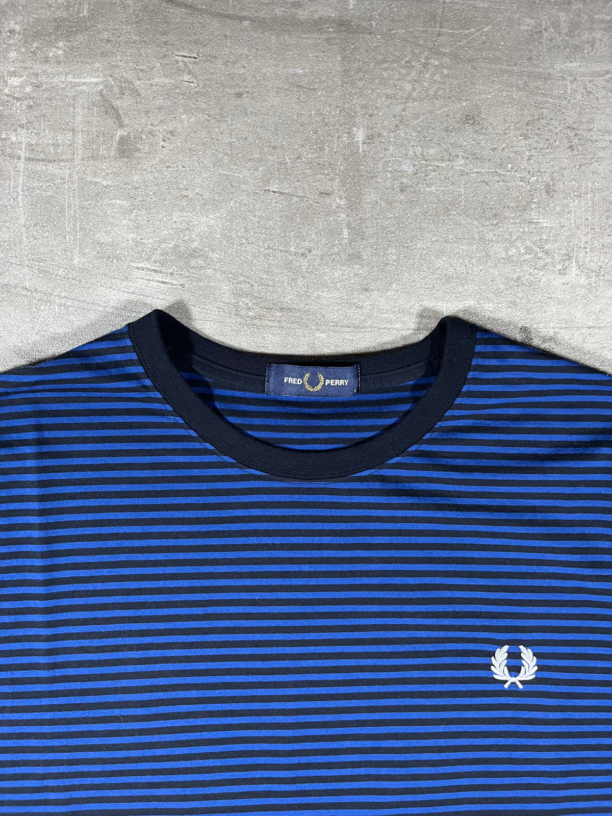Fred Perry T-shirt Schwarz/ Blau L