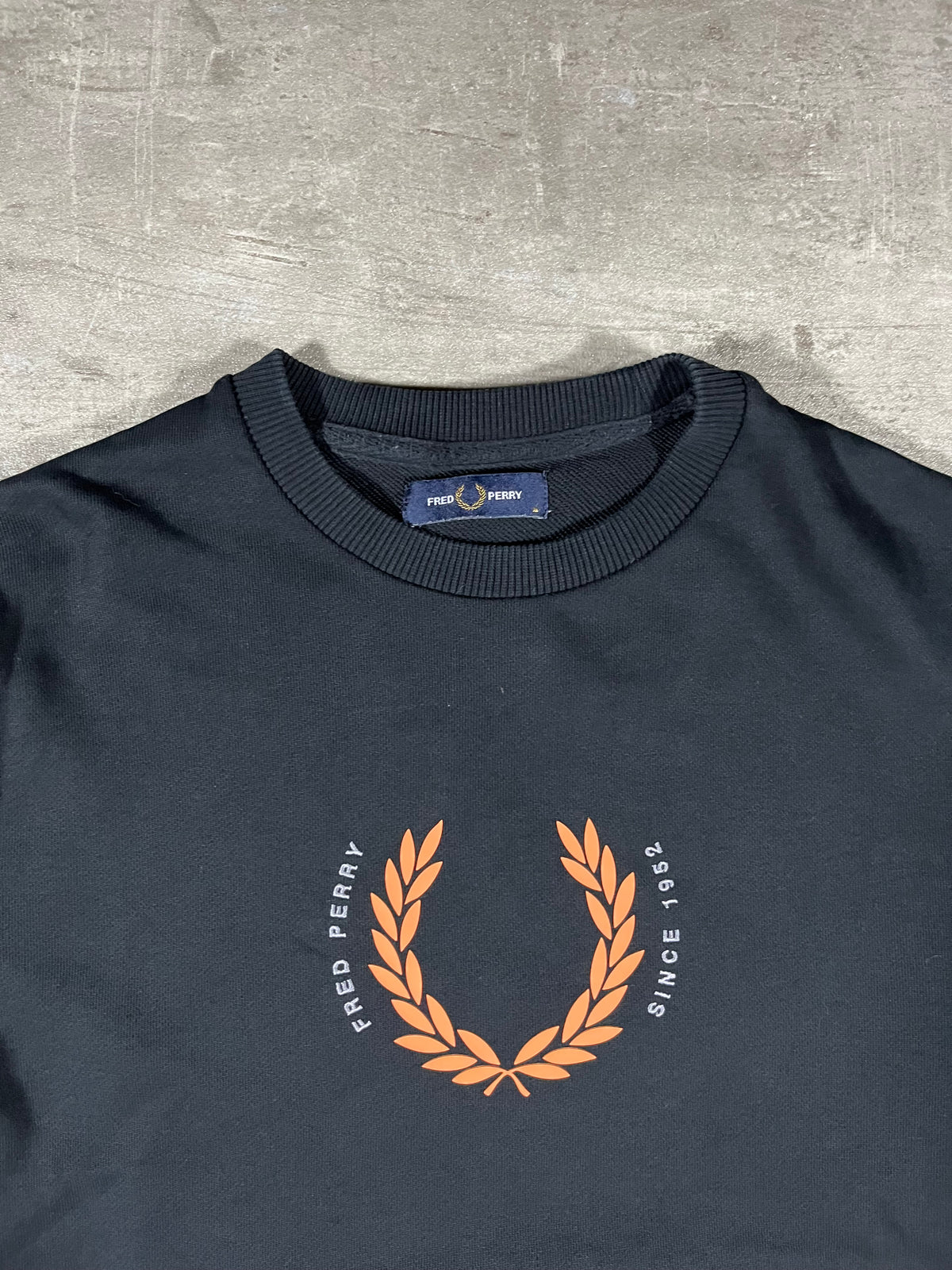 Fred Perry Sweater Schwarz M