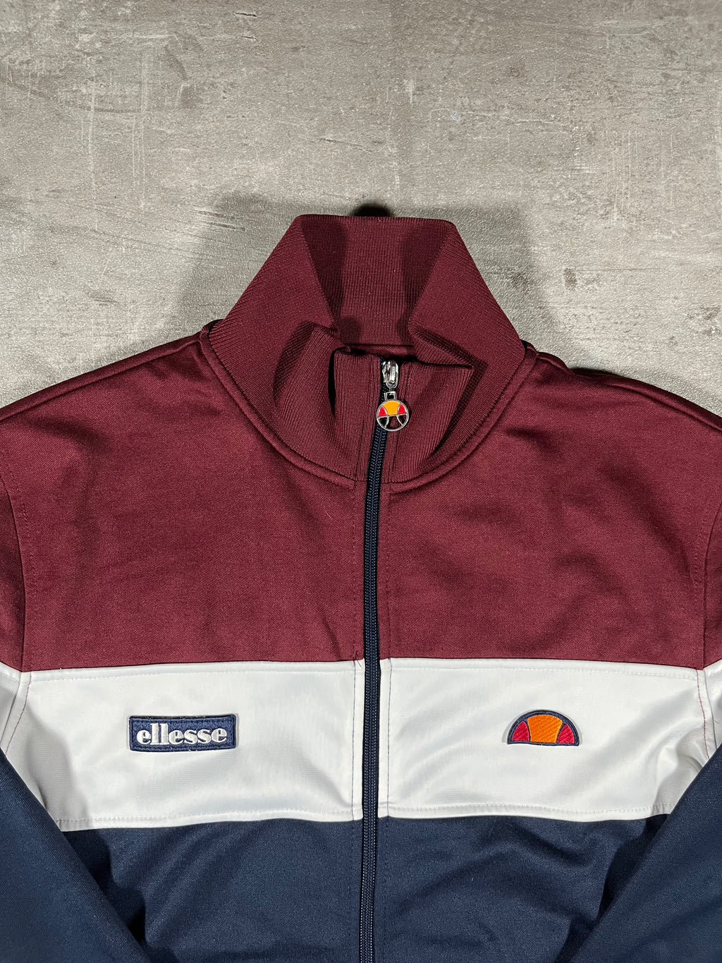 ellesse Trainingsjacke Caprini Blau/Rot/Weiß M (XS)
