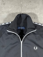 Fred Perry Trainingsjacke Taped Schwarz M
