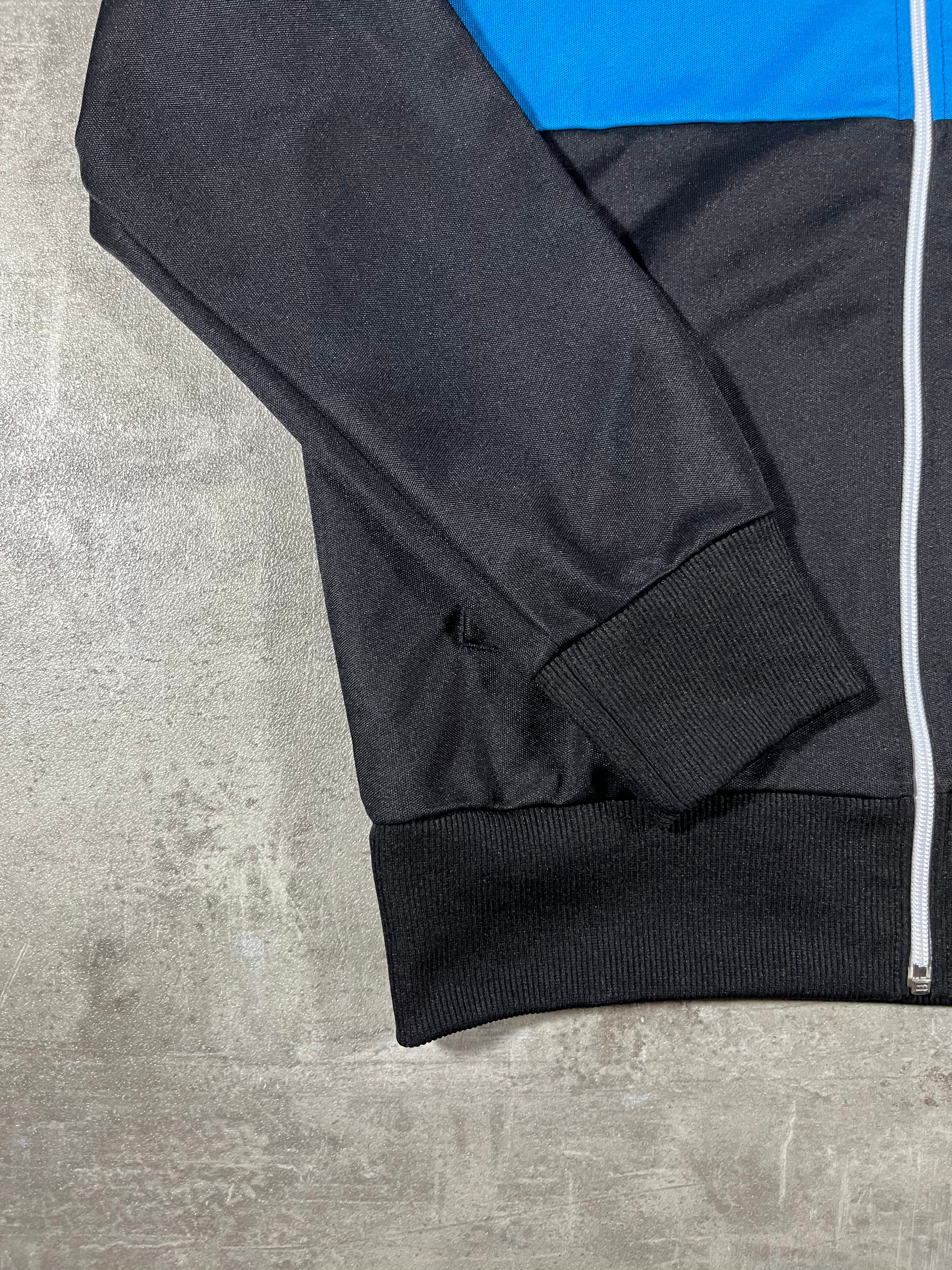 Fred Perry Trainingsjacke Schwarz/ Grau/ Hellblau M