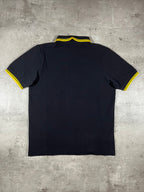 Fred Perry Poloshirt Schwarz/ Gelb M