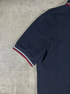 Fred Perry Poloshirt Schwarz/ Weiß/ Rot S