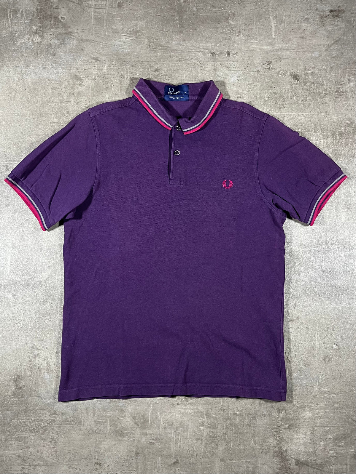 Fred Perry Poloshirt Lila M