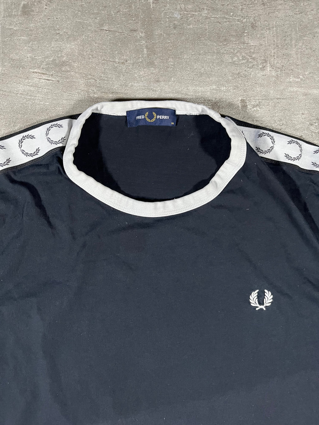 Fred Perry T-shirt Schwarz XL