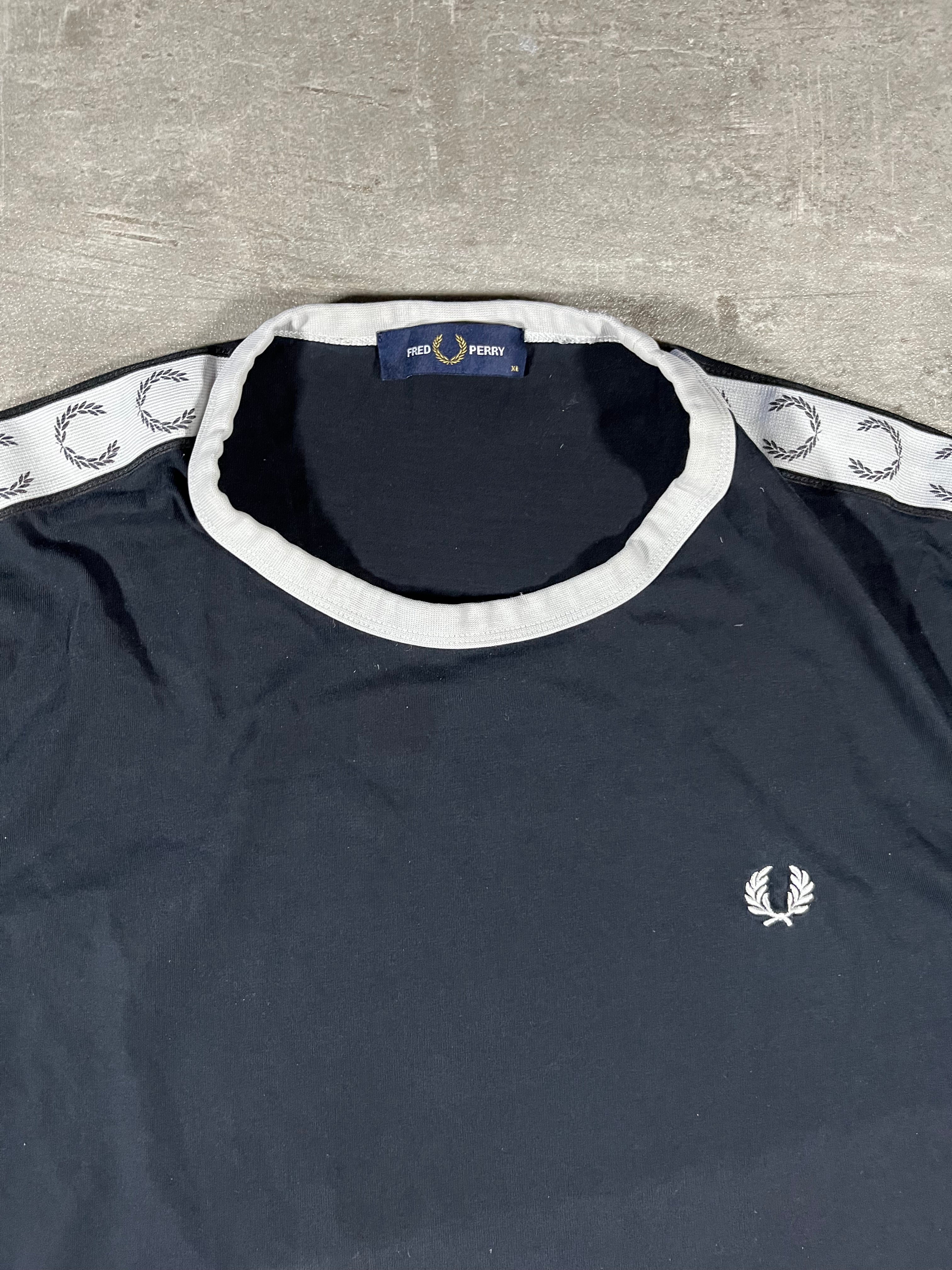 Fred Perry T-shirt Schwarz XL