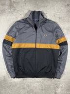 Fred Perry Trainingsjacke Schwarz/ Gold/ Grau M