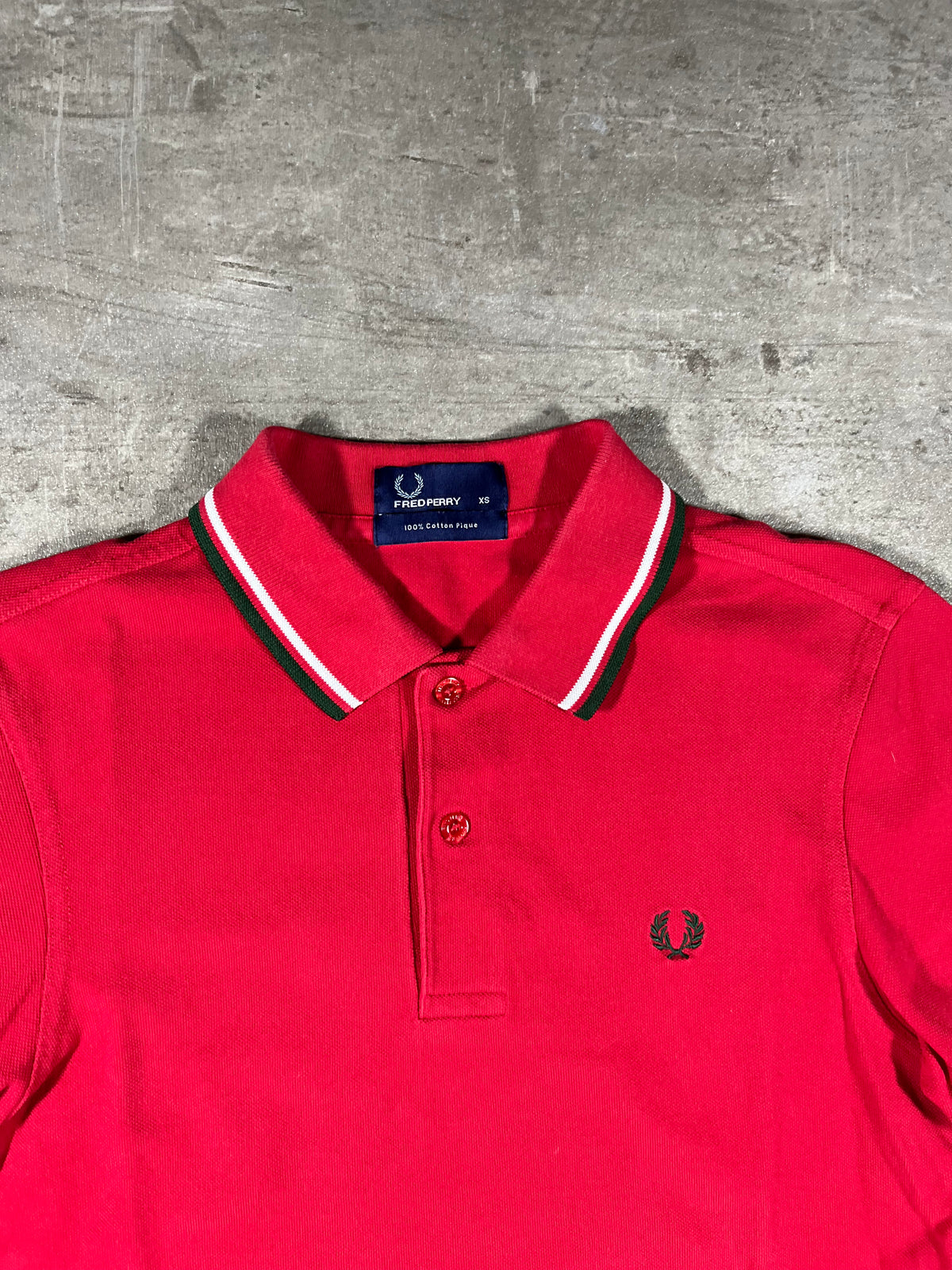 Fred Perry Poloshirt Rot XS